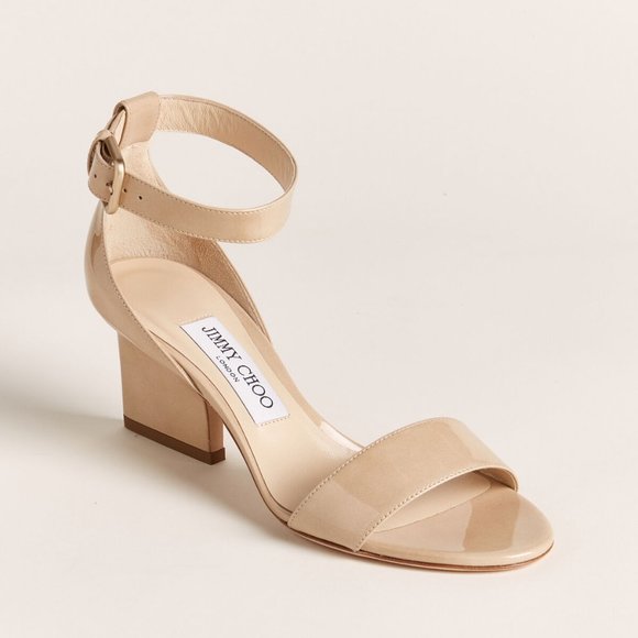 jimmy choo edina metallic sandals